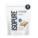 Izopura Zero Carb 100% čisti sirotkini izolirni proteini v prahu, laktoza brez glutena, z vitamini, kremna vanilija, 25g proteini na serviranje, 1 Lb, 15 Serving (Packageing May Vary)
