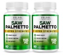 (2 Pack) Saw Palmetto prostate dodatek za moške, 3-v-1 Prednosti, DHT bloker rast las in beta blokator, zdravje sečil, prostate funkcija podpora, 2 Mesec oskrbe