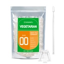 wananfu Size 00 Prazne kapsule Vegetarian (1000 Count) paket z Micro Lab Spoon, jasno polnilno Veggie tabletke kapsule 00 za izdelavo svoje dodatke