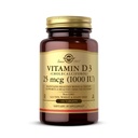 Solgar Vitamin D3 (Cholekalciferol) 25 μg (1000 i. e.) – 180 tablet – pomaga ohranjati zdrave kosti in zobe – podpora imunskega sistema – ne-GMO, brez glutena, brez mleka, Košir - 180 postrežb