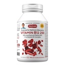 ANDREW LESSMAN Vitamin B12 250 180 Kapsule - Absorpcijsko zaščiten metilkobalamin (naravni koencim vitamin B12), bistven za podporo energiji in stresu, Plus B-kompleks, Kapsule, enostavne za pogoltnitev