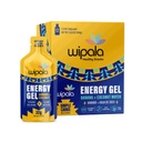 Wipala Energy Gel, Banana Coconut, 12 Pack - Kofein Free, Certified Vegan, Non GSO - Čista energija za vzdržljivostno vadbo, tek in zmogljivost