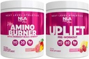 NLA za njeno Pred / Intra Workout Stack (Vključuje njen termogenski Amino Havajski Sunset in Uplift Pre Workout Malina limonada)