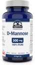 Vrh dopolnila - D-monoze Kapsule 500 mg, 120 Veggie Caps - Podpora Zdravje sečilnega trakta - Vir ogljikovih hidratov za podporo proizvodnji energije - Atletski dodatek
