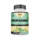 Colon Cleanse, Colon Detox, All Natural Herbal Formula, Podpora Zdrava Bowel gibanja, Gut Zdravje & Zdravje Presnovna podpora, Non-GMO - 60 Zelenjavna kapsula 30 Serving