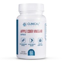 Klinični učinki Apple Cider Vinegar Kapsule - 1300mg Pure Apple Cider Vinegar za upravljanje s težo, zdravje srca in energetsko podporo - 60 Veggie ACV tablete - Made in The ZDA