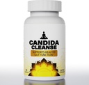 Candida Cleanse Detox za ženske & moške Napredno Probiotic & Zeliščna Formula - 60 kos Naravno Nežen Gut & Prebavna podpora