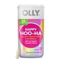 OLLY Happy Hoo-Ha kapsule, probiotiki za ženske ali ljudi wth Vaginas, Vaginalno zdravje in pH ravnovesje,* 10 milijard CFU, Gluten prost - 25 Count