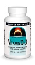 Vir Naturals Vitamin D-3 2000 iu Podpira zdravje kosti in imunskega sistema - 200 Softgels