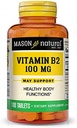 Mason Vitamini Mason Natural B2 100 mg Tablete, 100 Število