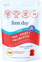 PRVI DAN Teens Gut Sustainer Tribiotic Gumies – 3-v-1 Prebiotik, Probiotic & Postbiotic dodatek – Podpira Prebavne, kože, oralno in imuno zdravje, Absorpcija in rast hranil – 30-dnevno oskrbo