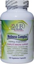 VHR Wellness Complex Imune Boosting Formula z Echinacea, Goldenseal, Česen, Probiotics, Elderberry, Astragalus, Grapeseed, Cayenne, Bioflavonoidi, Eleuthero, Ginger, VIT. C, cink. 120 Veg kape