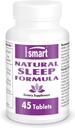 SuperSmart - Naravna speča Formula (Napredna Formula) - z L-Tryptofan, Valerian Root, Hop, Escholzia Californica - Zeliščni dodatek 