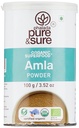 Pure & Sure Organic Amla Powder | Herbal Superfood Supplements | Immunity Booster, Organic Fiber Supplement, Non GMO, No Preservative | 100gm