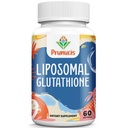 2400MG Liposomski glutation z vitaminom C, mlečnim oslezom in alfa-lipojsko kislino, glavnimi antioksidanti, čistim reduciranim L-glutationom - imunskim sistemom, popravilom celic, energijo, visoko Absorpcijo, 60 kapsul