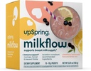 UpSpring Milkflow Imunska podpora Dojenje Dodatna pijača Mix Fenugreek-free, Moringa Elderberry Limonada Okus, Dojenje Dopolnilo za podporo prsi mleko oskrbo, 16 Mešanice