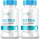(2 pakiranji) TRUFILT tablete za detox, TRUFILT kapsule Keto - napredna formula za podporo notranjega čiščenja, TRU- FIT Keto ACV dodatek, Keto vitamini, TRUFILT Keto Nutrition, TRU FlT prašek (120 kapsul)