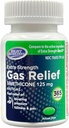 Gas Relief Extra Jakost, 125mg Simetikon (365 Softgels), hitro Relief iz plina, napihnjenost, polnost, boleče nelagodje, Primerjaj s Gas-X Extra Jakost Active Sestavina