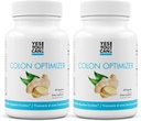 Da, lahko! Probiotiki Colon Optimizer dodatek - Gut Health and Stomach dodatek za moške in ženske, Organic Probiotics z ingver in pepermint za prebavnega zdravja, 30 kapsul - 2 paket