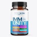 10-in-1 Imunska podpora dodatek: Imunski ojačevalci za odrasle in otroke Daily Immunity Defense s ključnim imunskim sistemom Vitamini cink, vitamin C in D, Plus Elderberry, Quercetin, Echinacea & More, 60 Caps