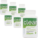 Možganska dopolnila za spomin, možgane Megla, Fokus, Mood & Koncentracija & Kognitivna funkcija - Levja griva Superpolnjena z Ginkgo Biloba & dva probiotična sevi (360 Count - 6 mesecev dobave)