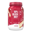 Maxler 100% Golden Whey Protein - 24g beljakovin na serviranje - Premium Whey Protein Powder for Pre Post Workout - hitro absorbira sirotkinega koncentrata Izoliran hidrolizat Mešanica - Malina sirovo torto 2 lb