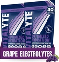 Vitalit Elektrolit Powder Drink Mix, Izotonska Hidracija Elektrolit Mix, Gluten Free Post Workout Mix, Pakiranje 2, 35 oz. Vsak, grozdni okus