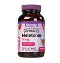 Bluebonnet Nutrition EarthSweet Melatonin 5 mg Hitro ukrepanje hitro raztapljanje nočnega časa Sprostitev in mirno spanje podpora - Pomoč za spanje - Gluten-free, Vegan - Raspberry Flavor - 120 Žvečljive tablete