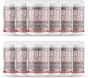 Športni kolagen v prahu, 12.42 oz, pakiranje po 12 - Goveje in divje ribe, hidrolizirane vrste I, II, III Več kolagenskih peptidov, nearomatizirani proteini v prahu z elektroliti