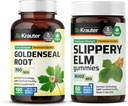 BIO KRAUTER Goldenseal 100 kapsul & spolzka elm 60 gumijevk