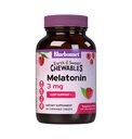 Bluebonnet Nutrition EarthSweet Melatonin 3 mg Hitro ukrepanje hitro raztapljanje nočnega časa Sprostitev in mirno spanje podpora - Pomoč za spanje - Gluten-free, Vegan - Raspberry aroma - 60 Žvečljive tablete