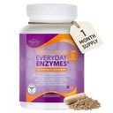 Dr. Liz Cruz vsak dan ENZYMES - Prebavne dopolnila, Prehranske dopolnila, Medical-Grade Super Encimes, Napenjanje, Plin in Reflux Relief za ženske, moške, in otroke, ne-GMO, 100 Veggie kapsule