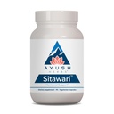 Ayush Herbs Sitawari - Shatavari kapsule za ženske, Shatavari Root dodatek, Hormonsko ravnovesje za ženske, naravna ženska reprodukcijska podpora - 90 vegetarijanske kapsule (1 grof)