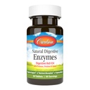 Carlson - Naravne prebavne encime, prebavna pomoč #34 s Proteazo, amilazo in lipazo, prebavna podpora, absorpcija hranil in optimalna Wellness, 50 tablet