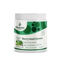 BIOAKTIVNI HRANILCI: Berry Good Greens - Superfood Powder - 30 Serving - 100% USDA Organic Non-GMO Vegan dodatek, Pomaga povečati energijo, Detox, Zdrava Presnova, Cela prehrana
