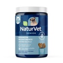 NaturVet Senior Advanced Incontinence Dog Supplement – Pomaga podpreti pasjo kontrolo mehurja, normalno uriniranje – Vključuje Synergistic Mend of Botanics – 120 Ct. Soft Chews