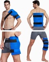 Koo-Care veliki prilagodljivi gel Ice Pack & Ovoj s pajki za vroče hladno terapijo - Pain Relief za ramena Rotator Cuff, nazaj, Hip, Kolena Zamenjava kirurgija, Shin Splint poškodbe ponovno uporaben - 11" x 14"