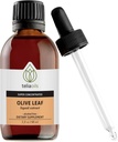 Teliaols Premium Greek Olive Leaf Glycerin Extract, bogat z antioksidantom Oleuropein, Pure in Potent, Non-GMO, Vegan, Gluten-free, enostaven za uporabo, Alkohol-free 2 fl. (60ml)