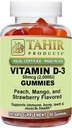 Tahir Halal Vitamin D3 2000 IU Gumies – Podpira zdravje kosti in imunskega sistema, spodbuja delovanje mišic, Gluten-free, želatina-free, 90 Naravne arome sadja, Made in USA – Halal Certified