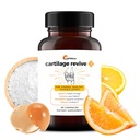 UpWellness Cartilage Revive + Skupna podpora Dopolnilo za moške in ženske s tipom II kolagen za sklepe - D-glukozamin sulfat, MSM, vitamin D3, vitamin C in več - 60 kapsul