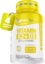 Podpora imunskega sistema Vitamin K2 (MK7) z D3 5000 Iu dodatek + bioperin (črna paprika) 