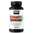 Sila faktor kolagen povečanje superživila, Vegan Collagen Booster s hialuronsko kislino, Biotin, Bamboo, Aminokisline in vitamini za lase, kožo in nohte, Okrepitev in kožo dodatek, 60 kapsul