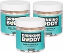 Buddy, ki pije (3 paket, pomoč za popivanje z DHM, Prickly Pear, L-Cystine in L-Theanine, Mlečni ovoj, B-vitamini, Ginger