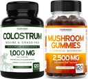 DORADO HRANILA Colostrum dodatek 1000mg na strežnice in gobe Gumies (120 Count) Gobe dodatek
