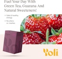 Yoli® Passion Energy Drink Powder Mix - Natural Energy Drink Mix za vzdržljivost in Stamina, 30 Paketov - Berry