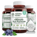 Naravni Nutra Ultimate Eye Health Supplement - borovnica & borovnica Extract Mešanica za dnevno in nočno vid podporo, spodbuja zaznavanje barv in oči jasnost - ne-GMO, Gluten-free, Vegan - 30 kapsul