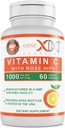 Genex formule 1000mg Vitamin C z Rose HIPS (60 kapsul) Podpira Zdrav imunski sistem - Non-GMO, Gluten Free, Vegan (60 dnevna oskrba)