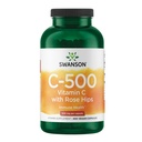 Swanson Vitamin C z Rose HIPS 500 Milligrami 400 kapsul
