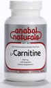 Anabol Natural L-karnitin 120 Kapsule - 500mg Čisti L-karnitin na kapsulo, 120 Servingov