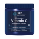 Življenjska razširitev šumeči vitamin C Magnezijevi kristali, takojšnja rešitev iz občasnih zaprtje, Gluten-free, Non-GMO, Vegetarian, Net Wt. 180 Grams
